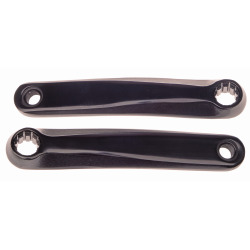 No Name Kurbel 175 mm Alu o. Schrauben ISIS schwarz