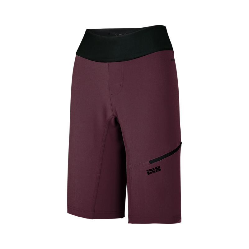 IXS Women's Carve Hip-Hugger Shorts raisin 42