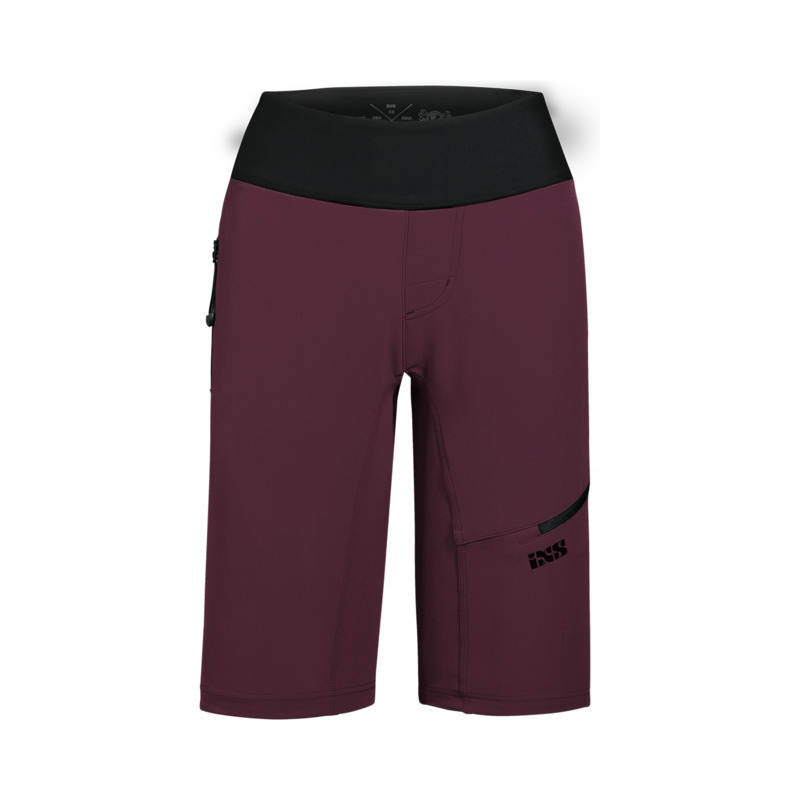 IXS Women's Carve Hip-Hugger Shorts raisin 42