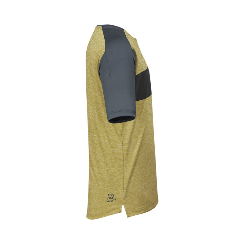 IXS Flow X Jersey acacia-solid charcoal M