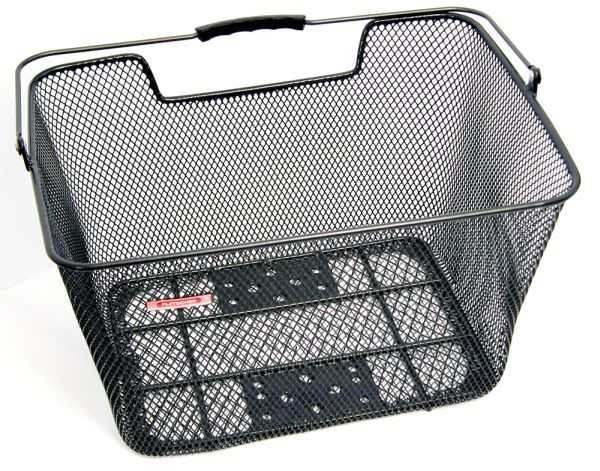 Pletscher Pletscher Korb Standard Gepäckträger fein mit 3-Punkte Adapter schwarz