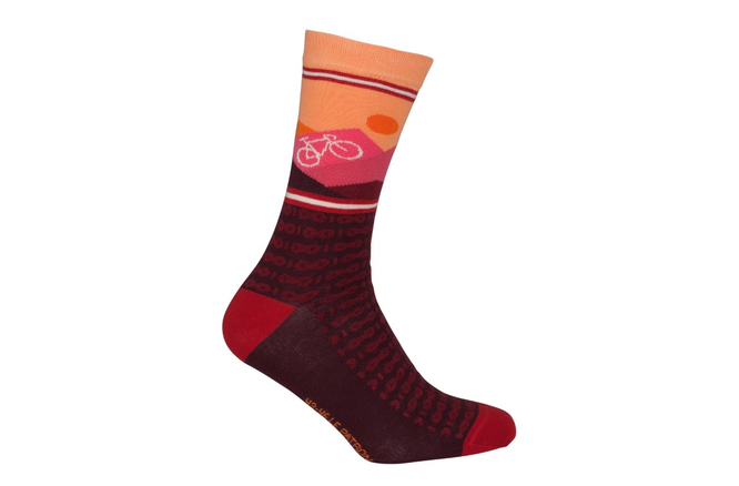 Le Patron Mountain Socks bordeaux 39-42