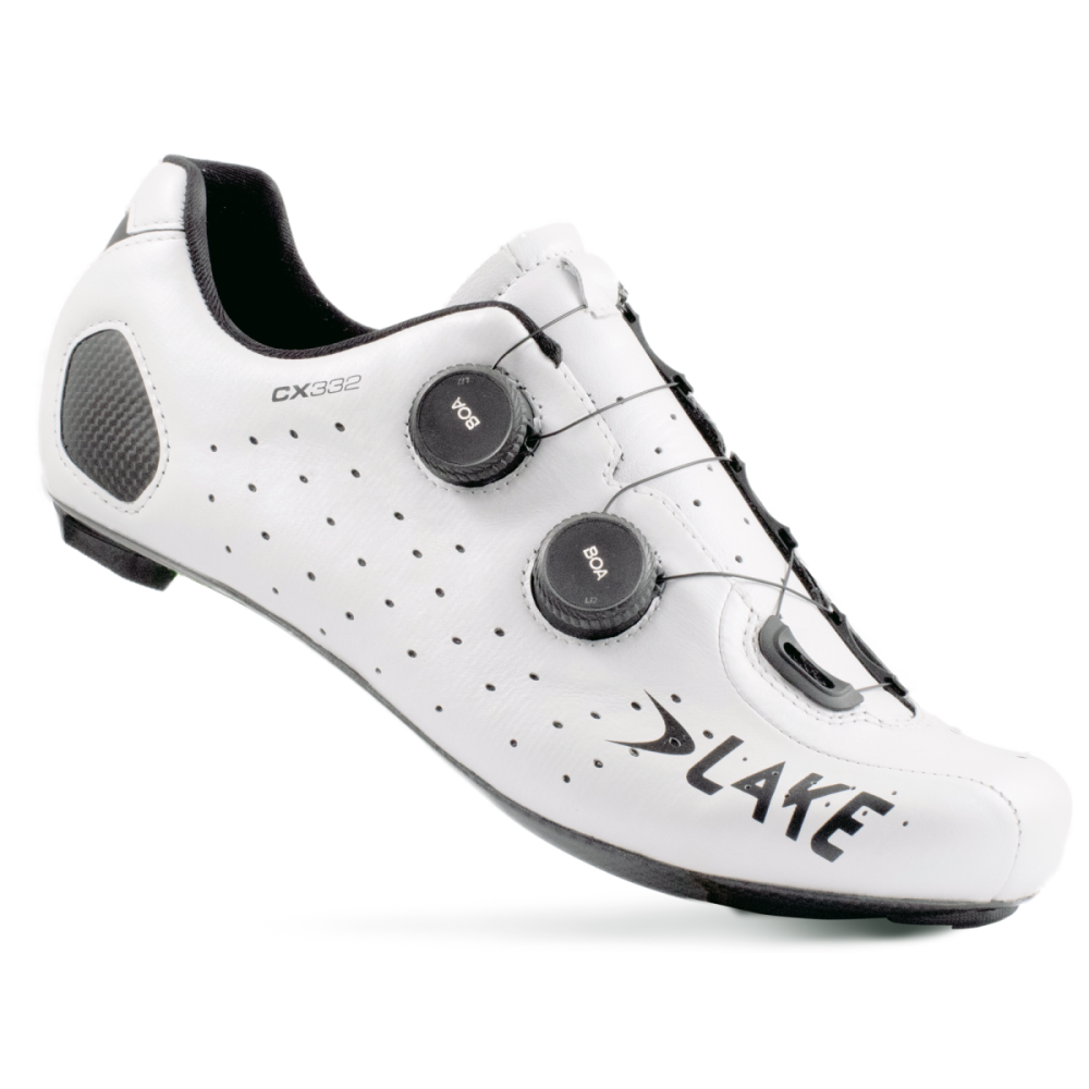 Lake Rennveloschuhe, CX332X, WEISS SCHWARZ, 40