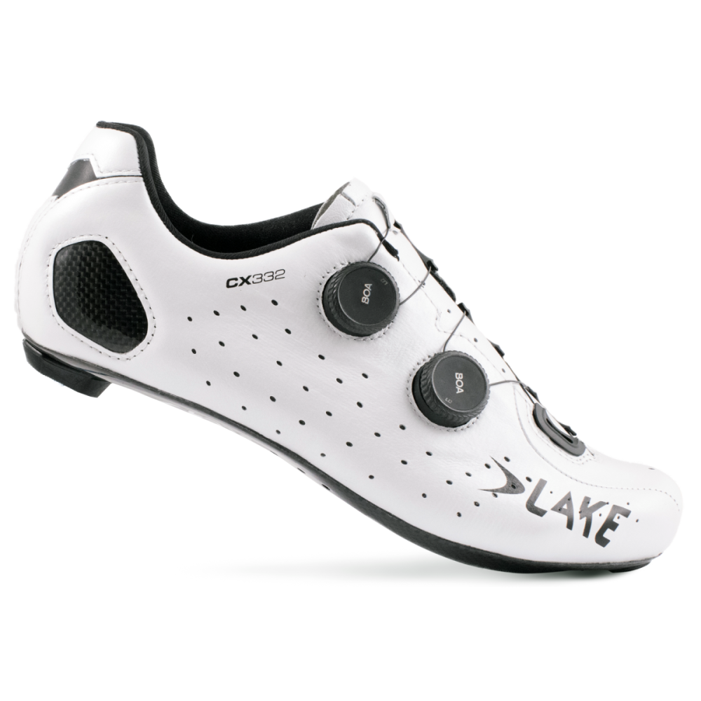 Lake Rennveloschuhe, CX332X, WEISS SCHWARZ, 40