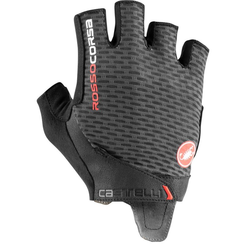 Castelli Rosso Corsa Pro V Glove, Dark Gray, L