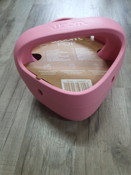 Woom POP Kinderfahrradkorb Pink