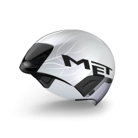 MET Zeitfahr Helm, CODATRONCA, WHITE SILVER, S
