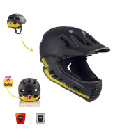 Frezzo Rowdy Fullface Helm schwarz, gelb M 54-57