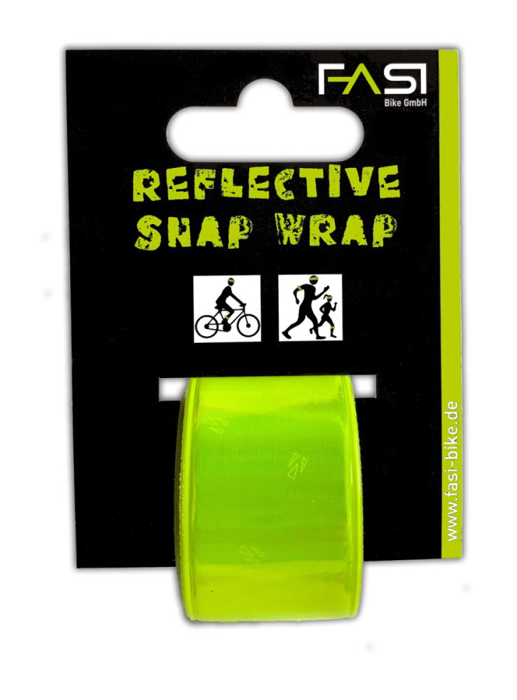 FASI Snap Wrap Reflektorband 30 mm gelb