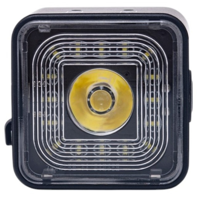 Lelumia Lampe Square Eye F 100, 100 Lumen inkl. Micro USB Ladekabel schwarz