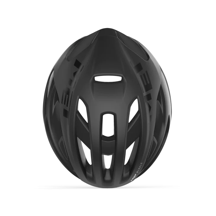 MET Rennrad Helm, RIVALE MIPS, BLACK MATT GLOSSY, M
