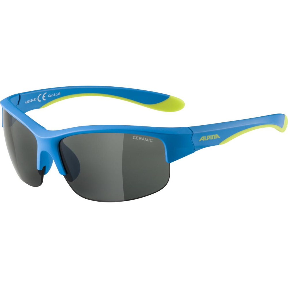 Alpina FLEXXY YOUTH HR, blue-lime, CERAMIC black, cat. 3