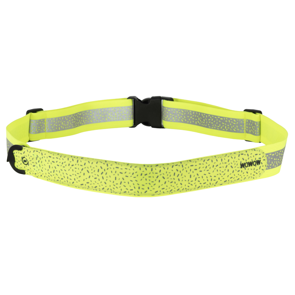WOWOW Laufgurt, STARDUST Belt, gelb reflektierend, mit LED