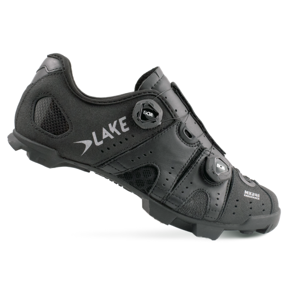 Lake Mountainbikeschuhe, MX241X, SCHWARZ SILBER, 44